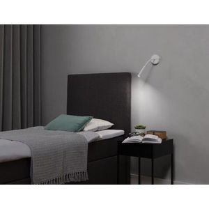 Aplica de perete ELTAP, Vespillo, 35x8 cm, 1xG9, 8W, otel, alb imagine