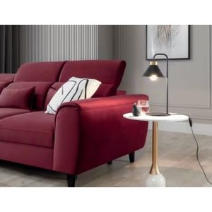 Lampa de masa ELTAP, Detmer, 22x20x44 cm, 1xE27, 15W, otel, negru/auriu imagine