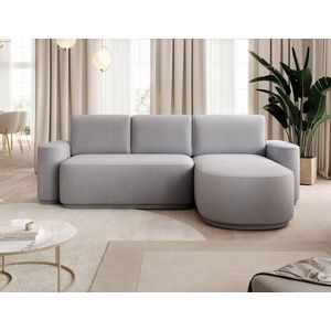Coltar extensibil dreapta 4 locuri ELTAP, Aurumm, 285x180x92 cm, lemn/poliester, gri inchis imagine