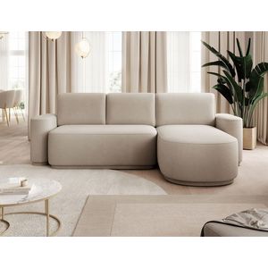 Coltar extensibil dreapta 4 locuri ELTAP, Aurumm, 285x180x92 cm, lemn/poliester, bej imagine
