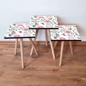 Set masute 3 piese, Leona, 3SHP211, Multicolor imagine