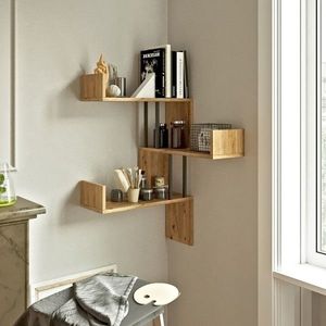 Raft de perete, Locelso, VG17, 60x109.4x60 cm, Maro imagine