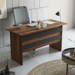 Birou, Locelso, Vario A, 140x73.8x60 cm, Nuc / Antracit imagine