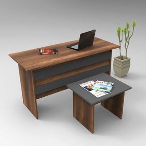 Set mobilier de birou, Locelso, VO8, Nuc / Antracit imagine