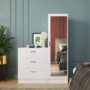 Dulap multifunctional, Locelso, CC6-W, Alb imagine