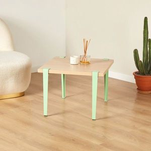Masuta de cafea, Logg, Halicheron, Lemn / Verde menta imagine