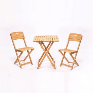 Set mobilier de gradina 3 piese, Meya Dekor, MY003, Maro imagine