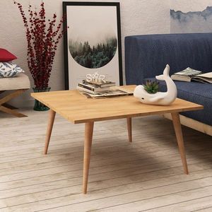 Masuta de cafea, Mod Design, Leyman, 80x42x80 cm, Stejar imagine