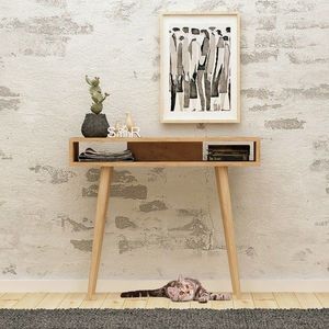 Bufet, Mod Design, Ottoke, 100x83.6x30 cm, Stejar / Alb imagine