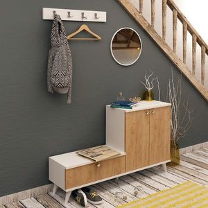 Pantofar, Mod Design, FİJEL, Stejar / Alb imagine
