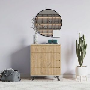 Dulap, Mod Design, Suvera, 70x86x40 cm, Stejar imagine