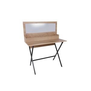Masa de toaleta / machiaj, Mod Design, Soona, 100x50x124 cm, Stejar / Negru imagine