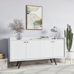 Consola, Mod Design, Bergen, 150x75x40 cm, Alb imagine