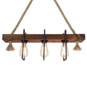 Candelabru All Design, handmade, 10x60x70 cm, Walnut imagine