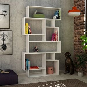Biblioteca Karmato, Homitis, 96x25.5x168.5 cm, alb imagine