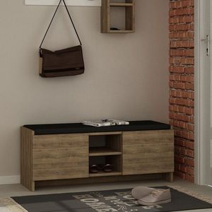Pantofar Homitis, Zulla - Dark Oak, 37x110x43 cm imagine