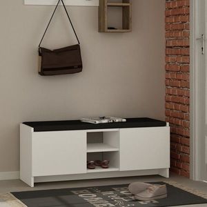 Pantofar Homitis, Zulla - White, 37x110x43 cm imagine