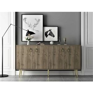 Consola, Olivia, Drop, 140x75x40 cm, PAL, Maro imagine