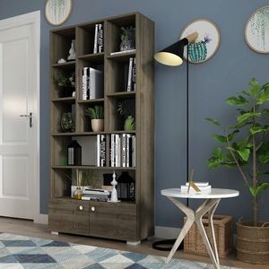 Corp biblioteca, Olivia, Penguen, 93.6x186.6x29.6 cm, PAL, Maro imagine