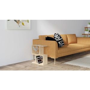 Masuta, Puqa Design, Zet, 45x51.4x17 cm, PAL, Maro imagine