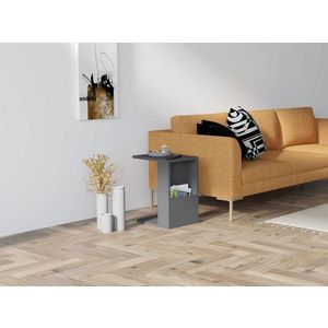 Masuta, Puqa Design, Star, 30x50x40 cm, PAL, Antracit imagine