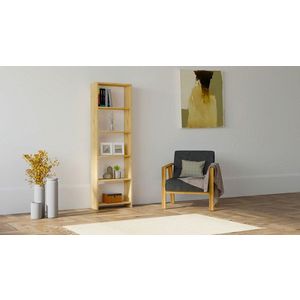 Corp biblioteca, Puqa Design, New, 160x50x19.6 cm, PAL, Stejar imagine