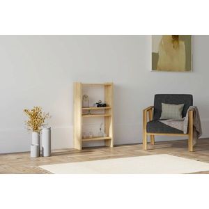 Corp biblioteca, Puqa Design, Pera, 52.4x90x22 cm, PAL, Maro imagine