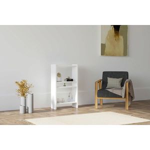 Corp biblioteca, Puqa Design, Pera, 52.4x90x22 cm, PAL, Alb imagine