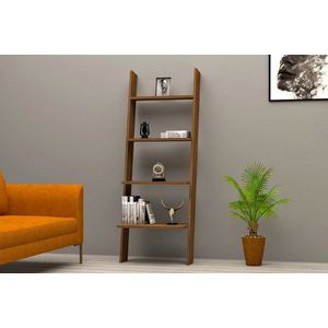 Corp biblioteca, Puqa Design, Solid, 56x150x30 cm, PAL, Maro imagine