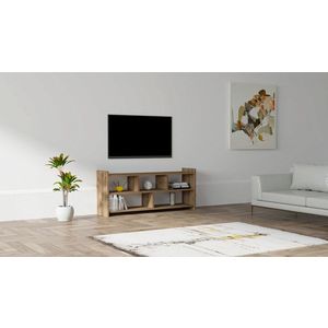 Comoda TV, Puqa Design, Pera, 120x55x28 cm, PAL, Maro imagine