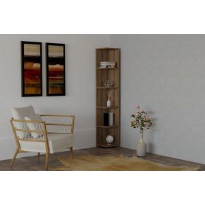 Corp biblioteca, Puqa Design, Levanzo, 25x160x25 cm, PAL, Maro imagine