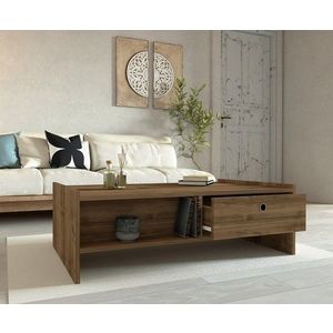 Masuta de cafea, Puqa Design, Boey, 110x35x60 cm, PAL, Maro imagine