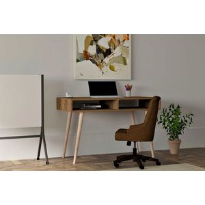 Birou, Puqa Design, Novo, 120x74.8x60 cm, PAL, Maro imagine