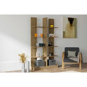 Corp biblioteca, Puqa Design, İkiz, 100x187x25.8 cm, PAL, Maro imagine