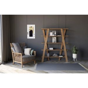 Corp biblioteca, Puqa Design, Conde, 120x150x25 cm, PAL, Maro imagine