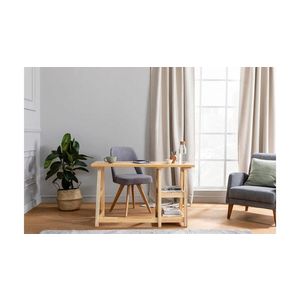 Birou, Puqa Design, Perla, 120x73.5x51 cm, Lemn, Stejar imagine