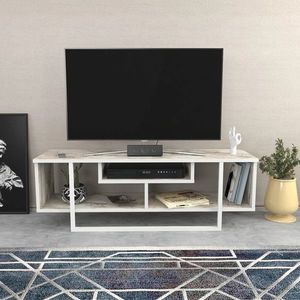 Comoda TV, Retricy, Asal 120, 120x35.2x40.2 cm, PAL, Alb imagine