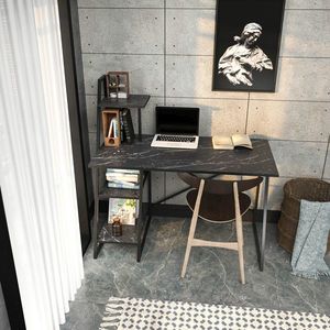 Birou, Retricy, Admira, 120x60x120 cm, PAL, Negru imagine