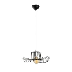 Lustra Opviq, Tel - 6736, 38x110 cm, E27, 100 W, negru imagine