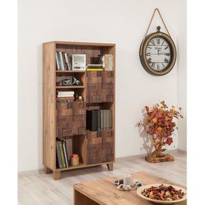 Corp biblioteca, Sapphire, Marina Flora, 80x155x36 cm, PAL, Maro imagine