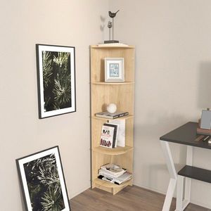 Corp biblioteca, Zena Home, Liva, 28x138x30 cm, PAL, Stejar imagine