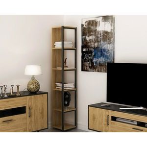 Corp biblioteca, Zena Home, Texas, PAL, Stejar / Negru imagine