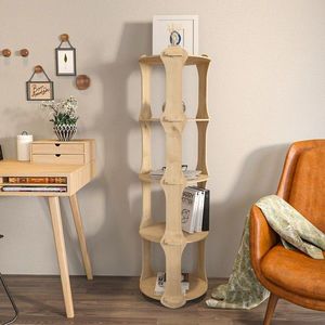 Corp biblioteca, Zena Home, Yuvar, 138x39x39 cm, PAL, Stejar imagine