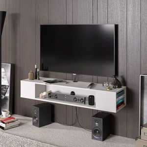 Comoda TV, Zena Home, Peti, PAL, Alb imagine
