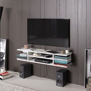 Comoda TV, Zena Home, Pivot, PAL, Alb imagine