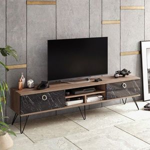 Comoda TV, Zena Home, Lorenz, PAL, Nuc / Negru imagine