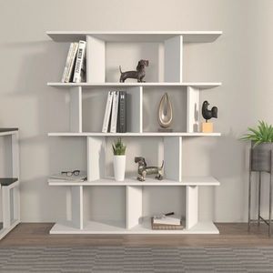 Corp biblioteca, Zena Home, Grace, 120x141x24.6 cm, PAL, Alb imagine