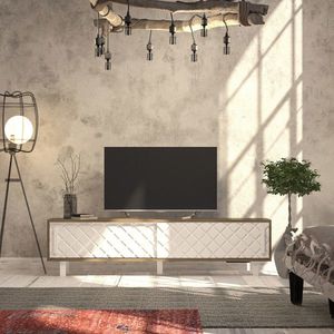 Comoda TV, Zena Home, Rob, PAL, Stejar / Alb imagine