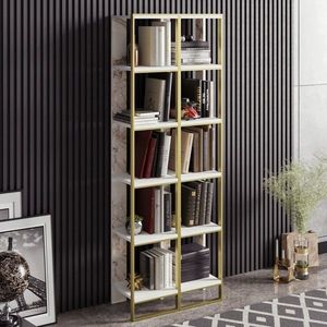 Corp biblioteca, Zena Home, Polka 2, PAL, Aur/Alb imagine