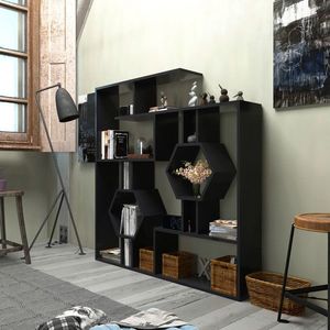 Corp biblioteca, Zena Home, Tamara, PAL, Negru imagine